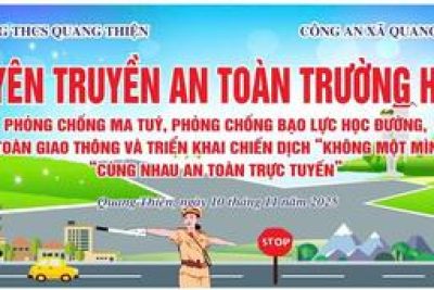 HOẠT ĐỘNG TRẢI NGHIỆM TẠI TRƯỜNG THCS QUANG THIỆN